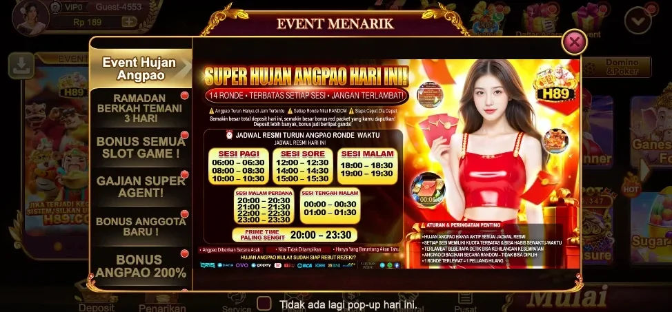 H89 platform screenshot
